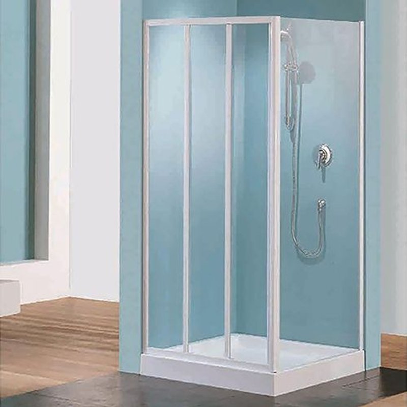 1 X CABINE DE DOUCHE-BAIN EN ALUMINIUM. CABINES DE DOUCHE 68-72 cm