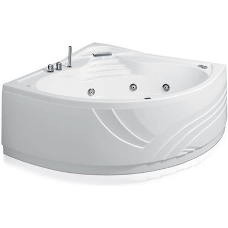 1 X THERMES. Bains Ă remous 140x140 cm C/Rub. Bord de baignoire