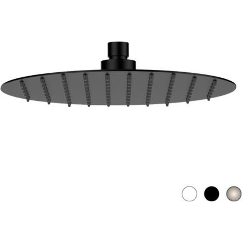 1 X BRAS DE DOUCHE. TÊTE DE DOUCHE Brosse en acier inoxydable. Diamètre 250 mm