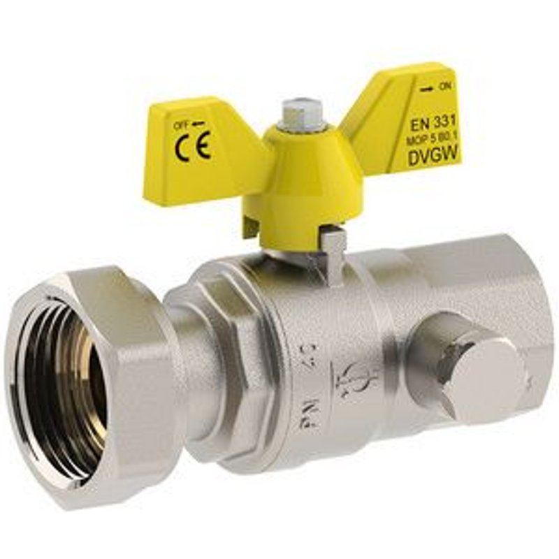 1 X VANNES ET ROBINETS À SPHÈRE POUR GAZ 3/4" x 1" DN20