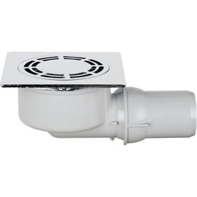 1 X SIPHONS ET DRAINS DE MARQUE THÉ 120 X 120 Gris. Plaque