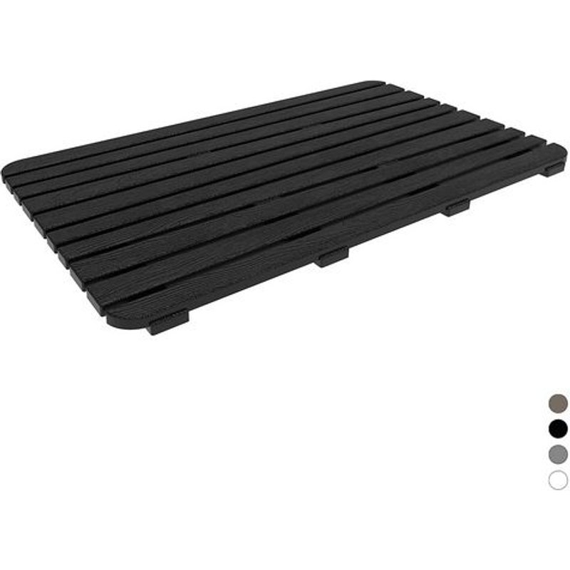 1 X TAPIS DE DOUCHE. PLATEFORMES DE DOUCHE. ANTIDÉRAPANT Gris tourterelle