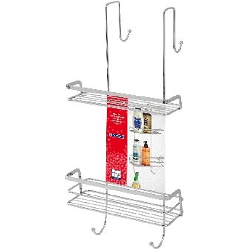 1 X SUPPORTS AU SOL. PORTE-BALAIS. COMPLĂMENTS DE SALLE DE BAINS Chrome poli