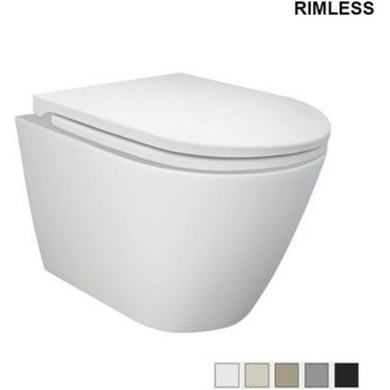 1 X TOILETTES EN CÉRAMIQUE SÉRIE FEELING Cappuccino Mat Mat