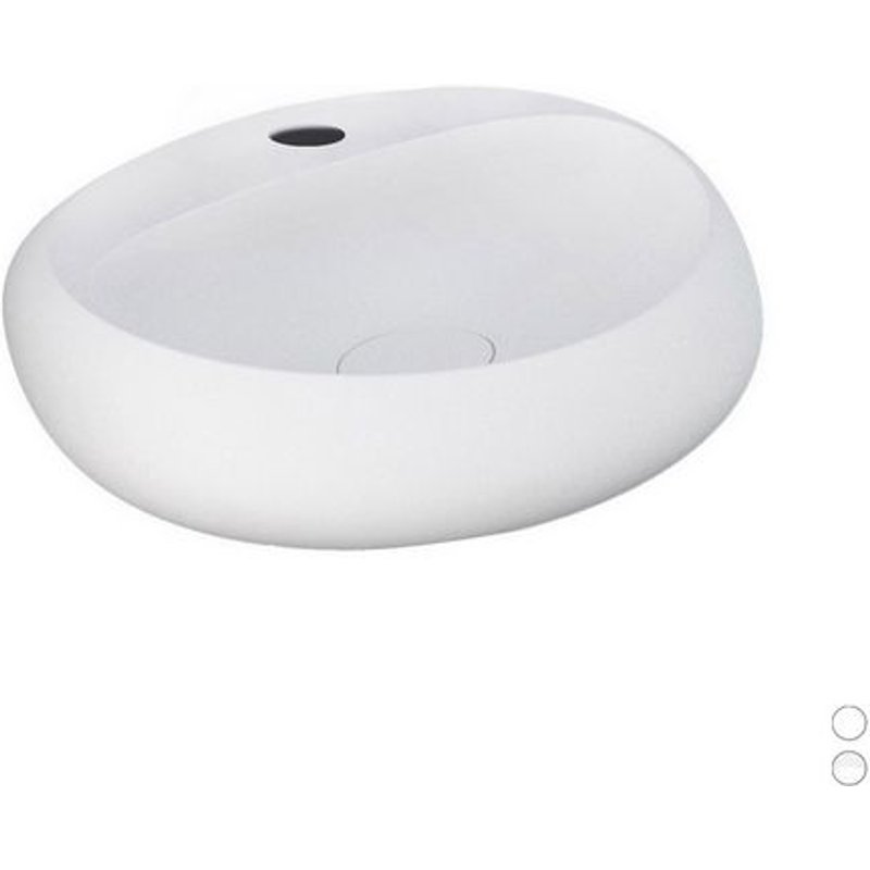 1 X TOILETTES EN CÉRAMIQUE SÉRIE CLOUD Blanc Mat L. 65 cm