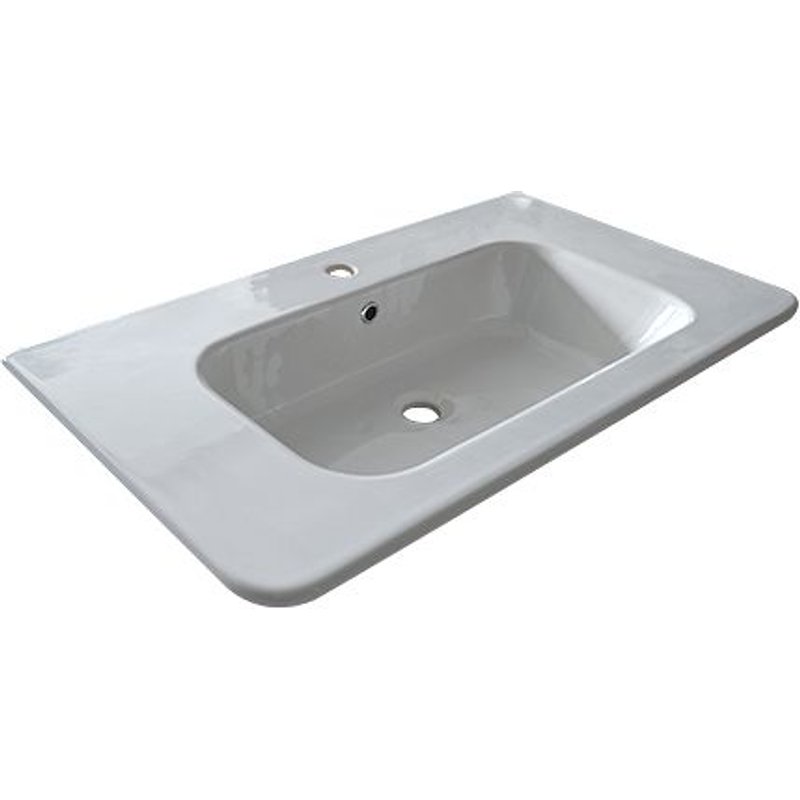 1 X LAVABO. ÉVIERS ET ACCESSOIRES EN CÉRAMIQUE 61 x 46 cm