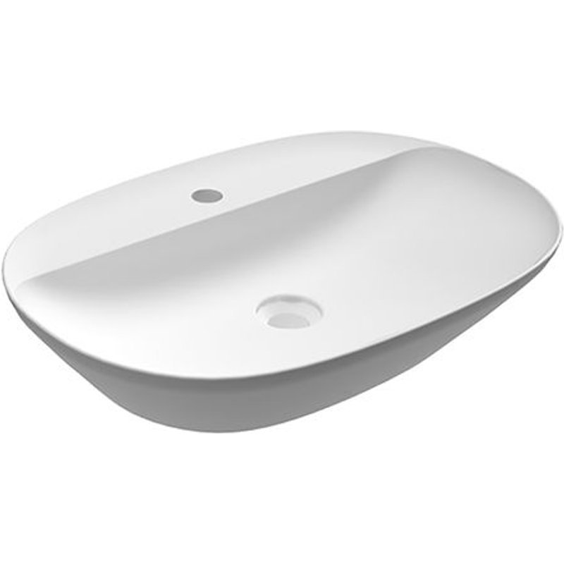 1 X LAVABO. ÉVIERS ET ACCESSOIRES EN CÉRAMIQUE Blanc