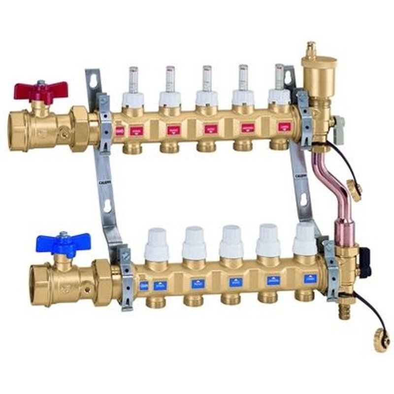 1 X COLLECTIONNEURS. RACCORDS ET VANNES CALEFFI 1" 1/4F x 9