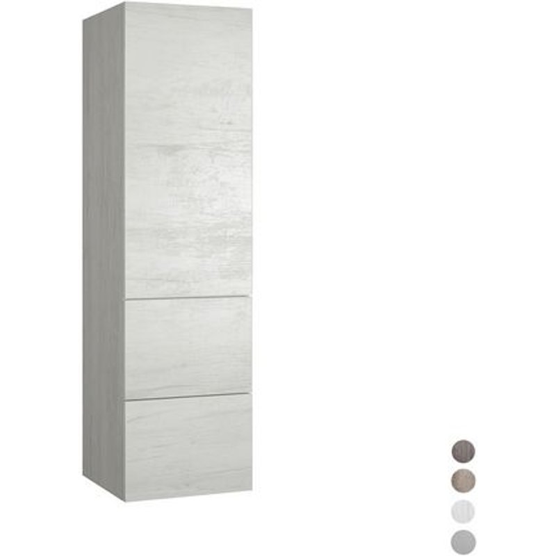 1 X MEUBLES DE SALLE DE BAIN EN BOIS 35X32,5XH.124 Orme Naturel