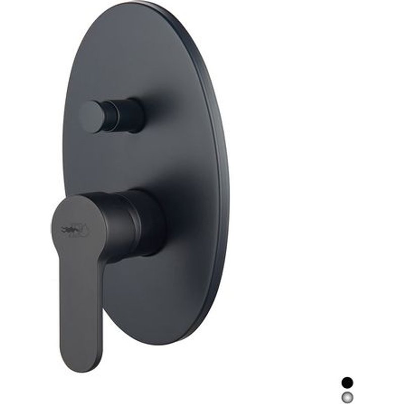 1 X ROBINETS DIANFLEX SÉRIE PACO Noir mat