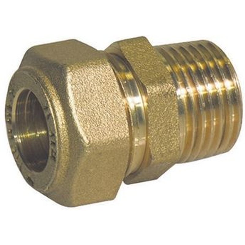 1 X RACCORDS À COMPRESSION AVEC JOINT TORIQUE POUR GAZ TIEMME 3/4x18