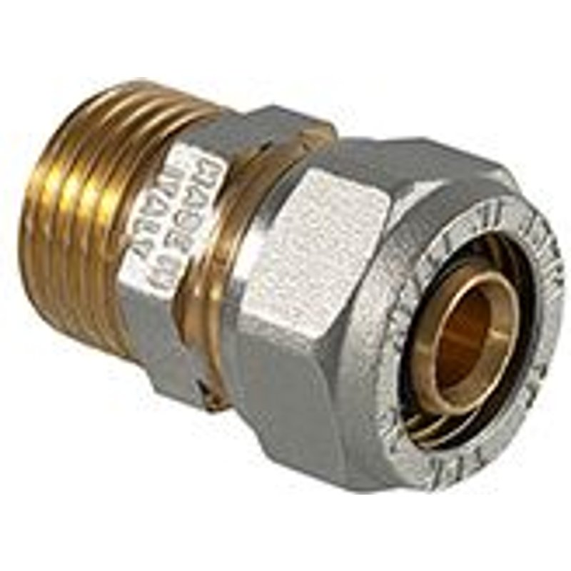 1 X RACCORDS À COMPRESSION POUR TDM MULTICOUCHE 1/2" x 16 (2,00)