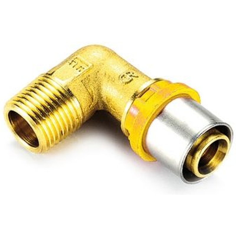 1 X RACCORDS À PRESSER POUR TUYAU MULTICOUCHE DE GAZ 20x1/2