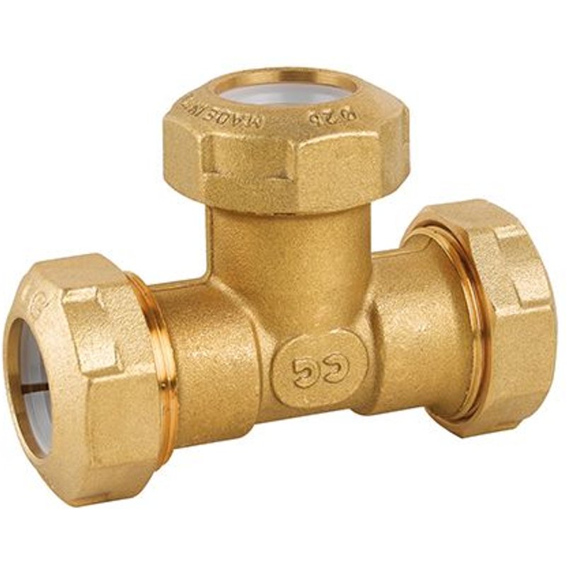 1 X RACCORDS EN LAITON POUR POLYÉTHYLÈNE 40x40x40