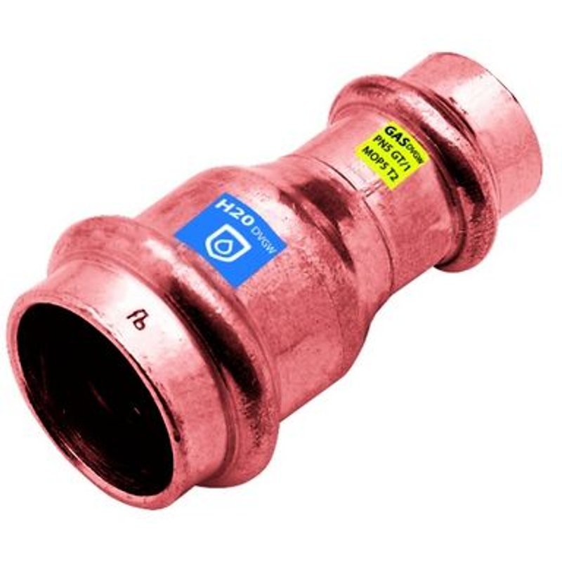 1 X RACCORDS À PRESSER EN CUIVRE FRABO POUR EAU/GAZ Diamètre 22 x 18