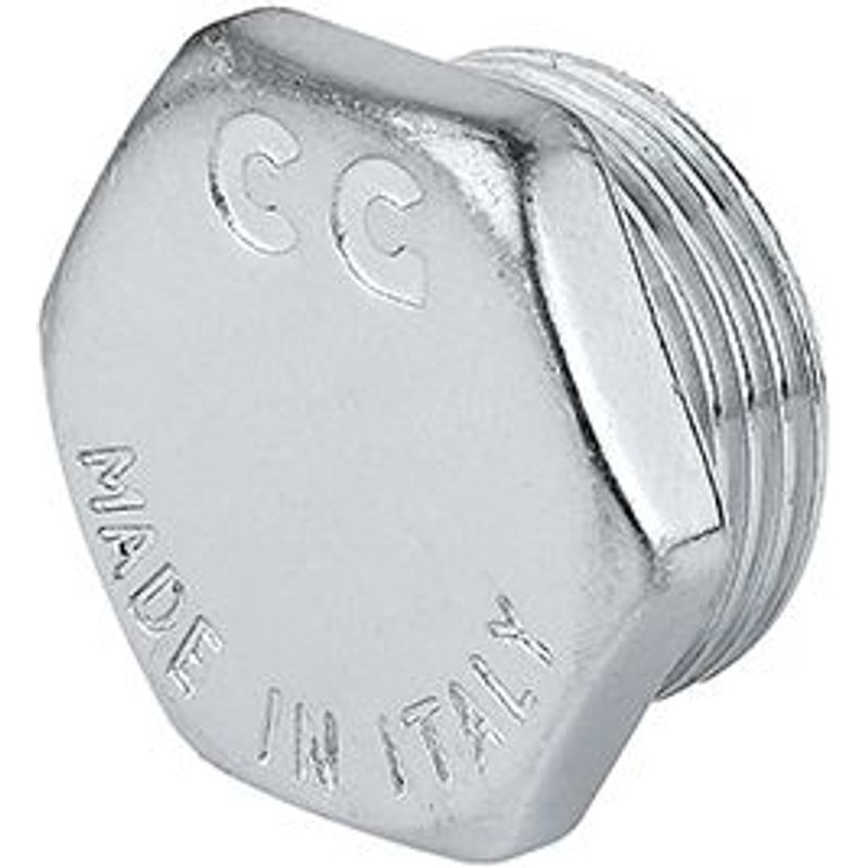 1 X SUPPORT DE RACCORDS EN LAITON CHROMÉ 1/2