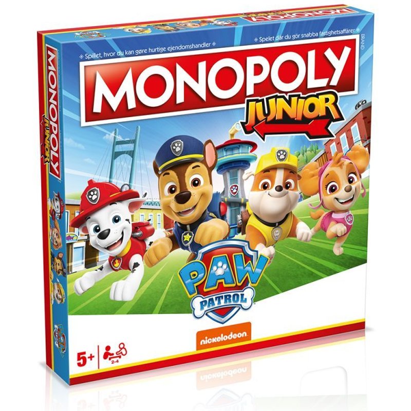 Monopoly Junior - Paw Patrol (Da/Se) (Win5411)