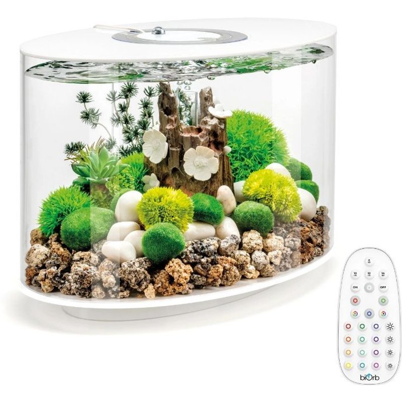 Oase - Aquarium Long 15l Contours Blanc Loop 15 Mcr White