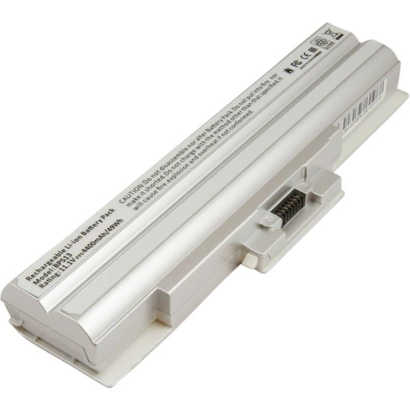 Batterie de Remplacement pour Sony VGP-BPS13S 11.1V 4400mAh Li-ion Gris
