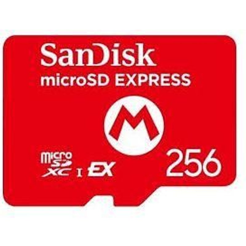 Carte mémoire SanDisk micro SD express 256 Go pour Nintendo Switch 2