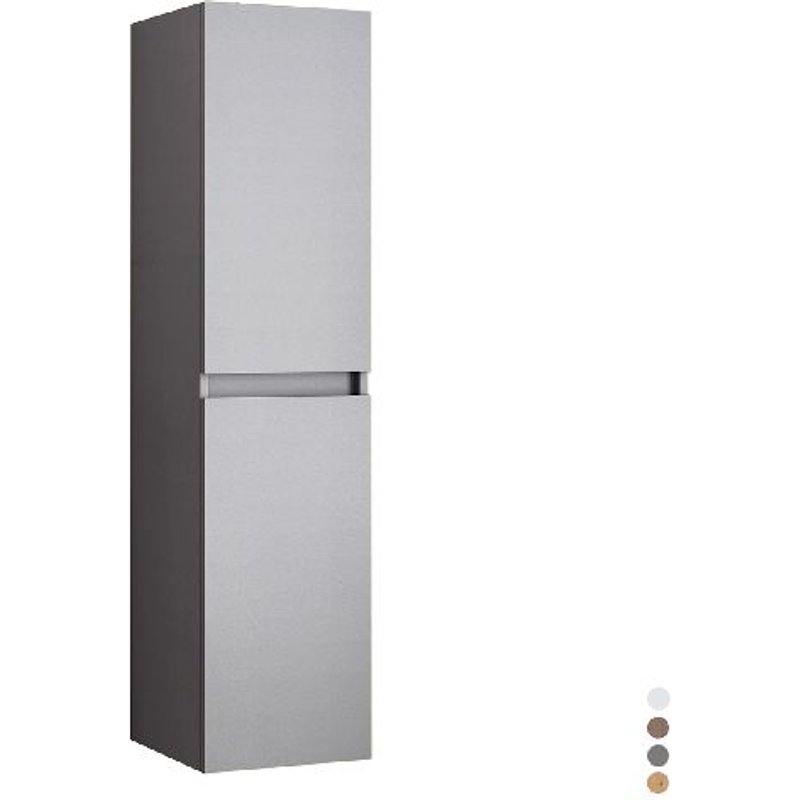 1 X MEUBLES DE SALLE DE BAIN EN BOIS 140 x 35 x 32 cm Blanc brillant