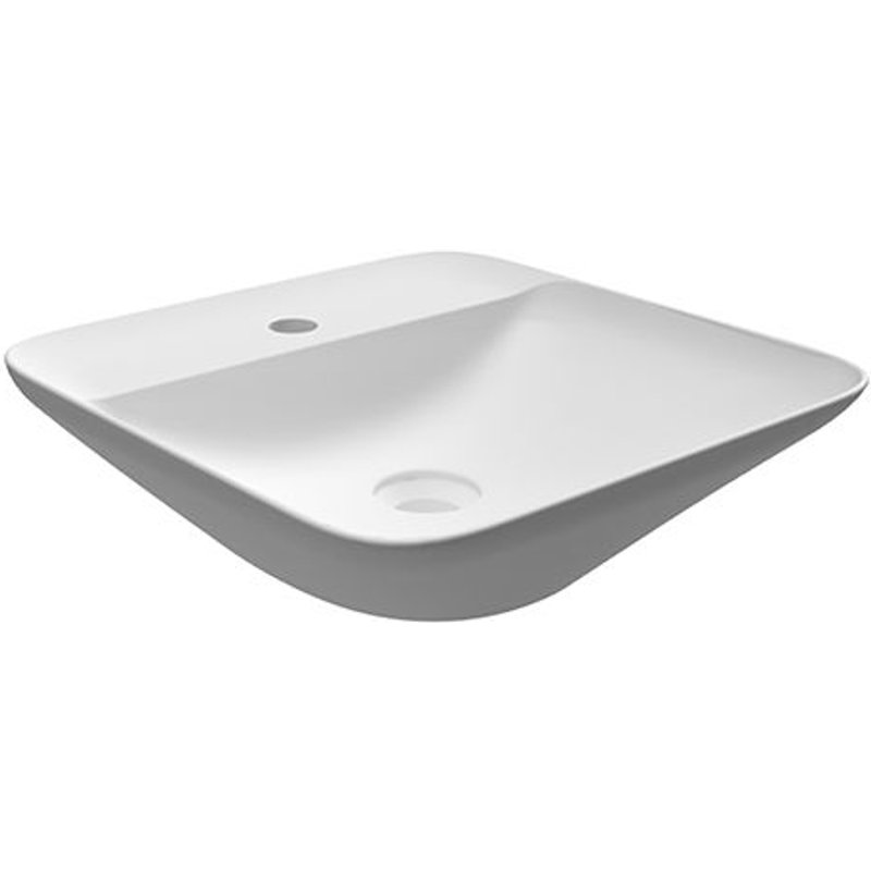 1 X LAVABO. ÉVIERS ET ACCESSOIRES EN CÉRAMIQUE Blanc