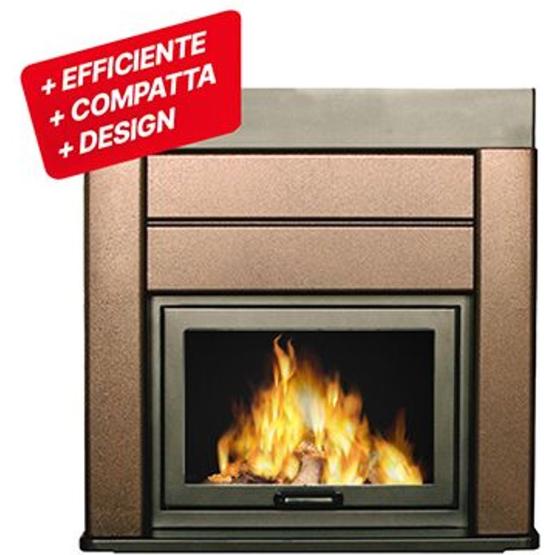 1 X THERMO CHEMINÉES. POÊLES À PELLETS. CHAUDIÈRES À BIOMASSE. BIO-CHEMINÉES 26 000 Kal. Noir Att. Gauche