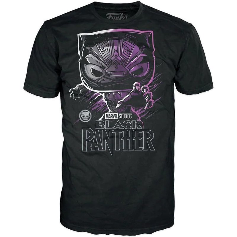 Funko 64627 Boxed Tee Marvel- Black Panther- Large