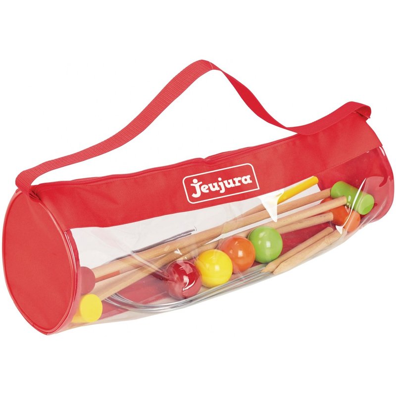 Jeu D'exterieur Croquet En Bois - Sac De Transport
