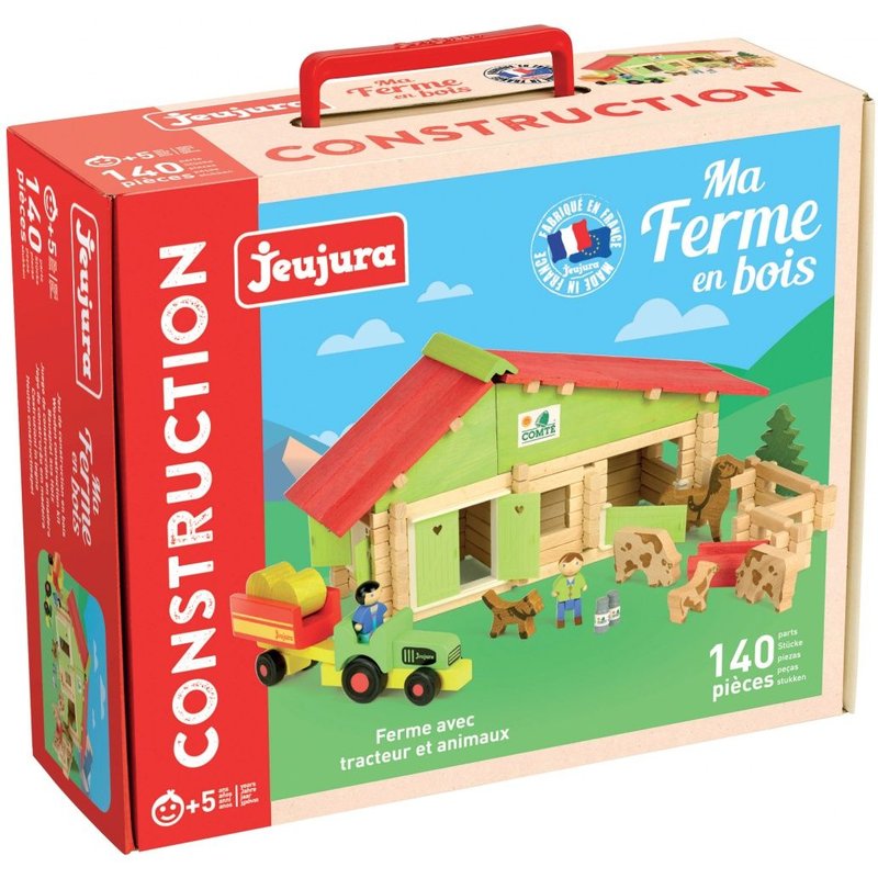 Jeu De Construction Ferme Avec Tracteur - 140 P