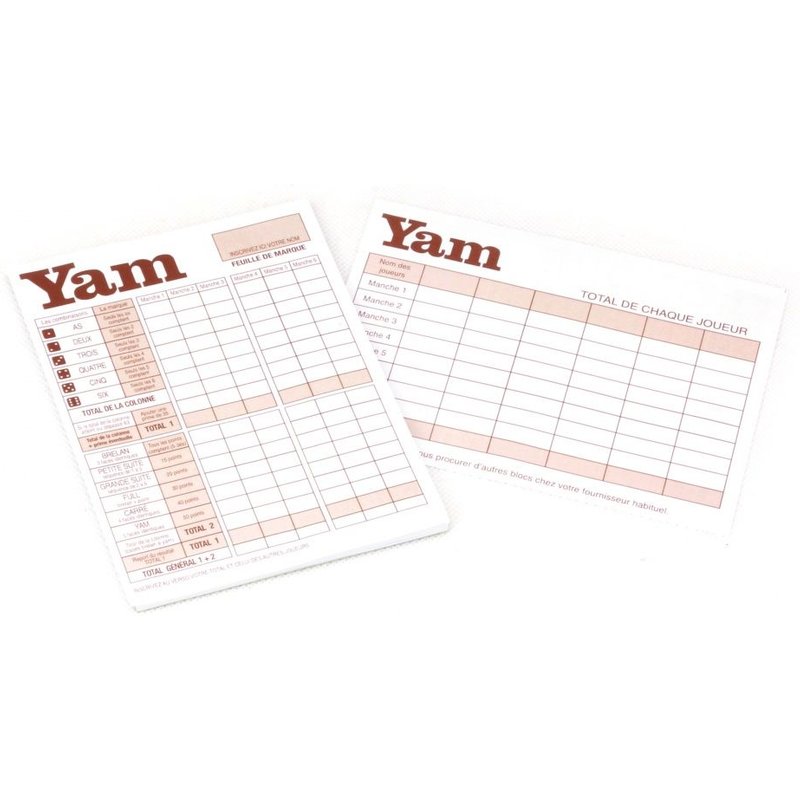 Jeu De Societe Bloc De Yam