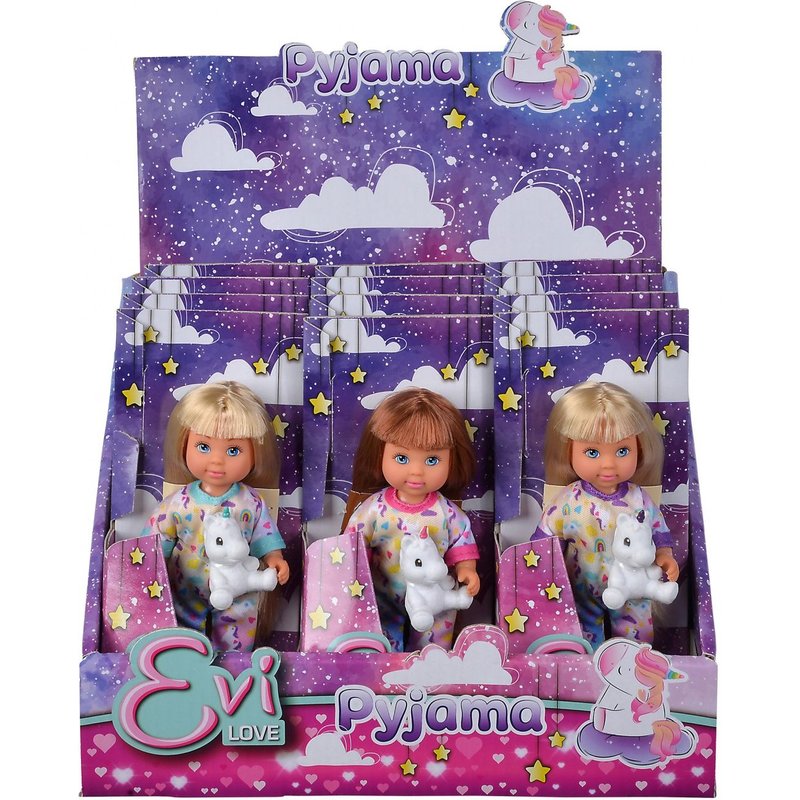 Evi Love El Pyjama 3 Asst Pres X12
