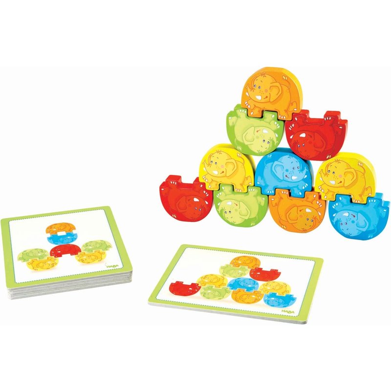 Haba Jeu Dencastrement Eléphants Cascadeurs