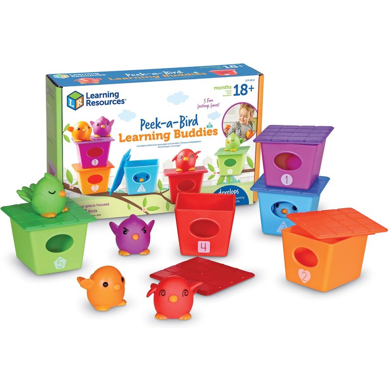 Compagnons D Apprentissage Peek-A-Bird De Learning Resources Activités Petite Enfance Jouets Éducatifs Jouet Éducatif Jouets D Enseignement Des Couleurs 15 Pi Ces Partir De 18 Mois