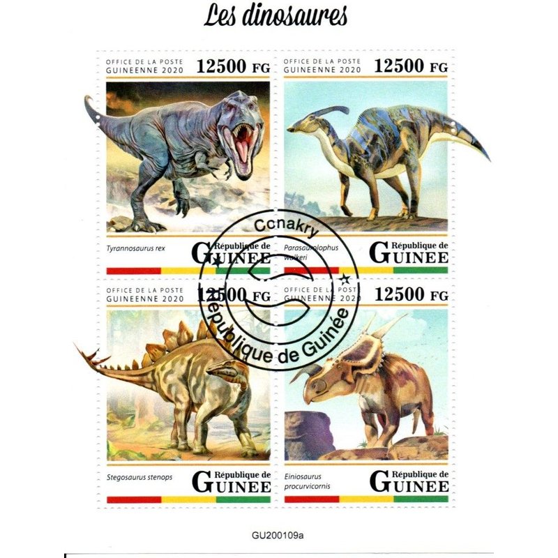 Lot Timbres Thématique " Animaux Préhistorique 11