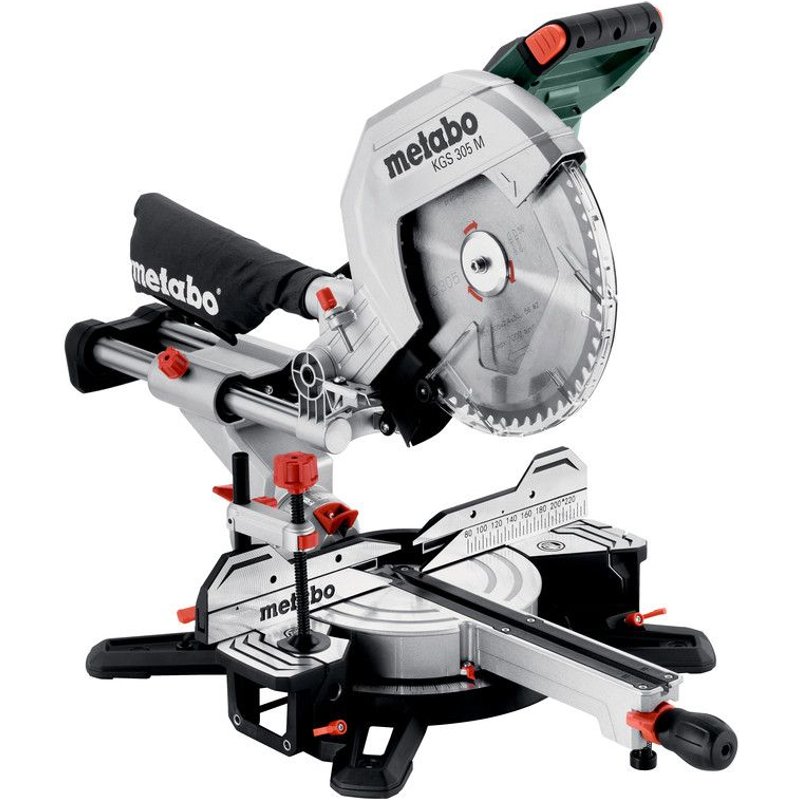 Metabo KGS 305 M Scie à onglets avec fonction de traction 2000 W (613305000)
