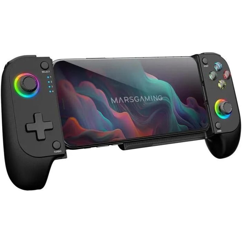 Manette De Jeu - Marsgaming - Mgpx - Bluetooth 5.0 - Rgb Neon - Double Vibration