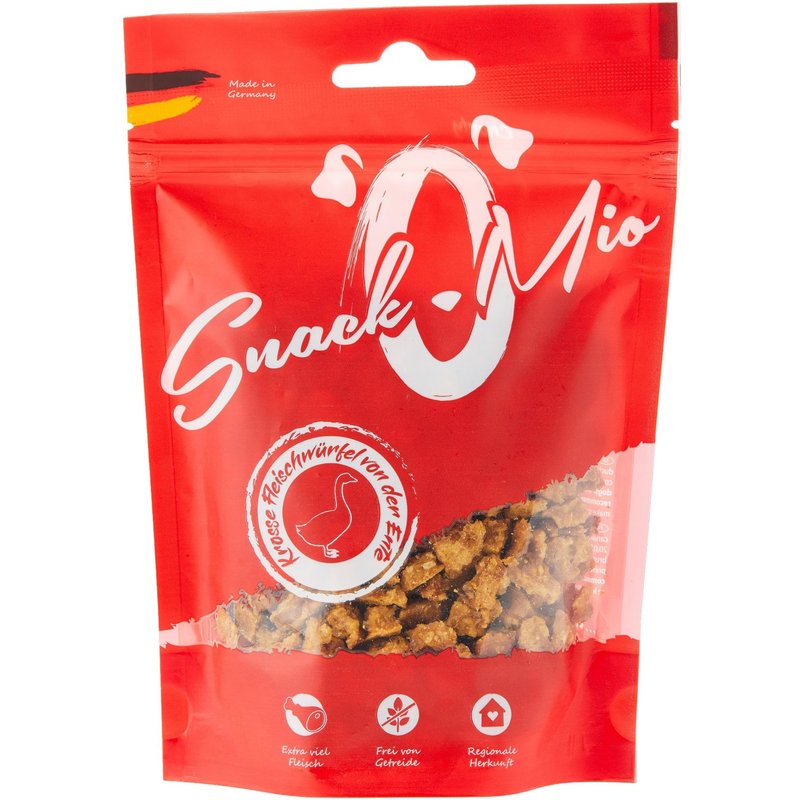 Snackomio Dés De Canard Croustillants Mâcher Premium Pour Chien 125 G