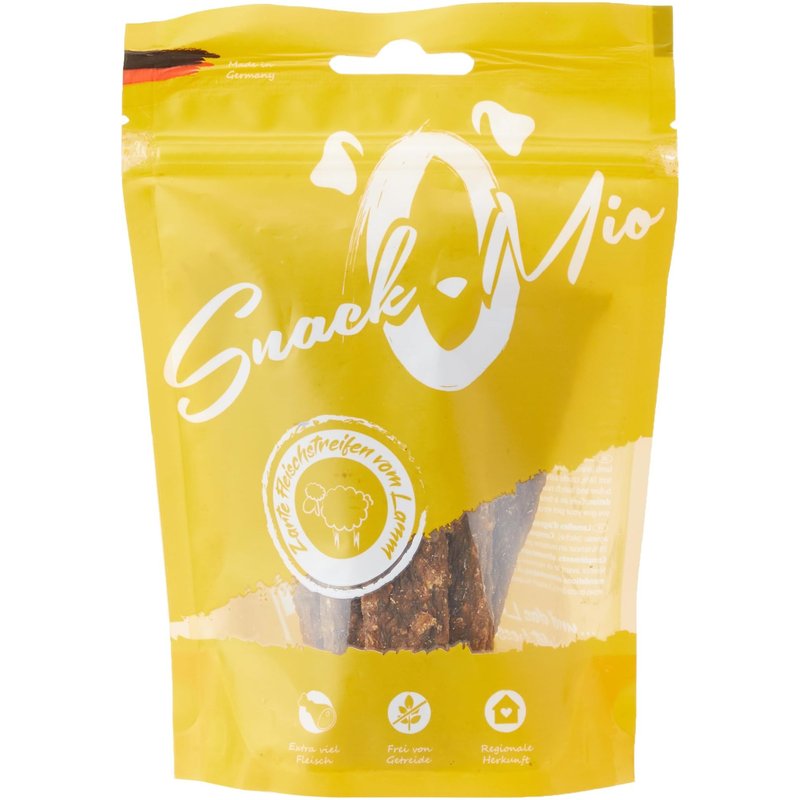 Snackomio Lamelles D Agneau Tendres Mâcher Premium Pour Chien 125 G