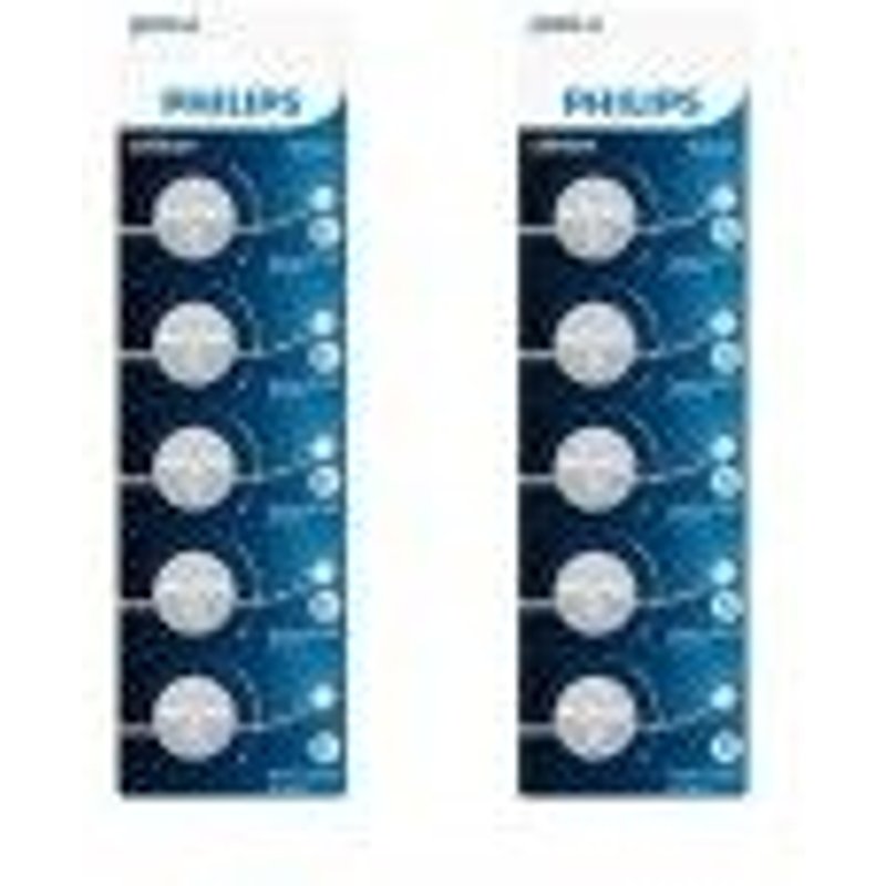 2 X Philips CR2032 Blister de 5