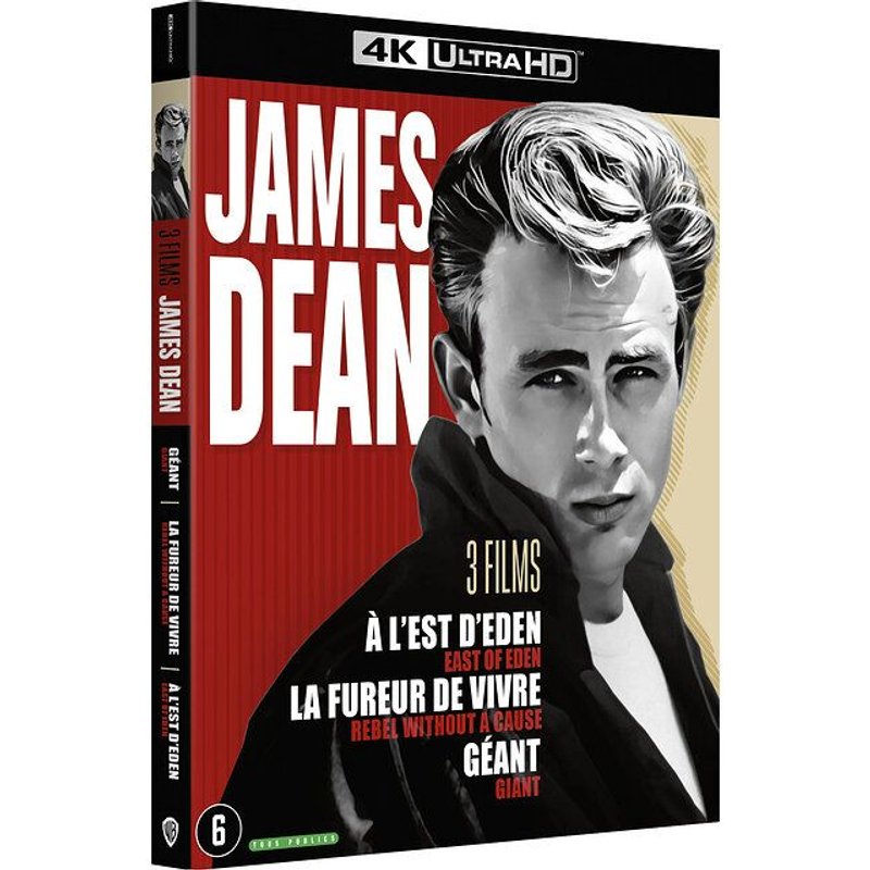 James Dean - Géant + La Fureur De Vivre + À L'est D'eden - 4k Ultra Hd