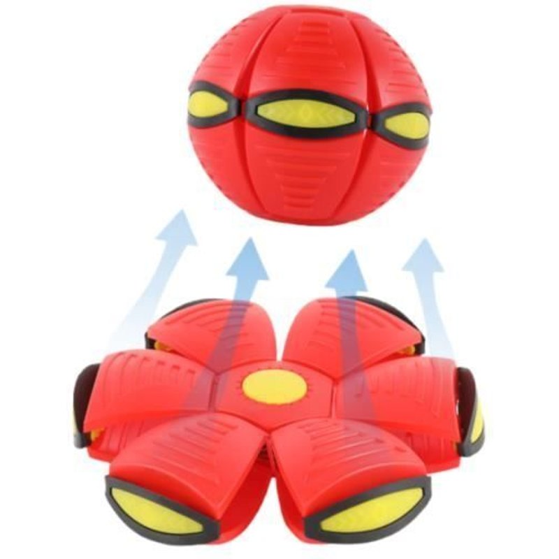 Jouet Pour Les Chiens Et Les Animaux, Balle Volante De Déformation Ufo Interactive, Combinant Ballon De Foot, Basket-Ball Et Frisbee.