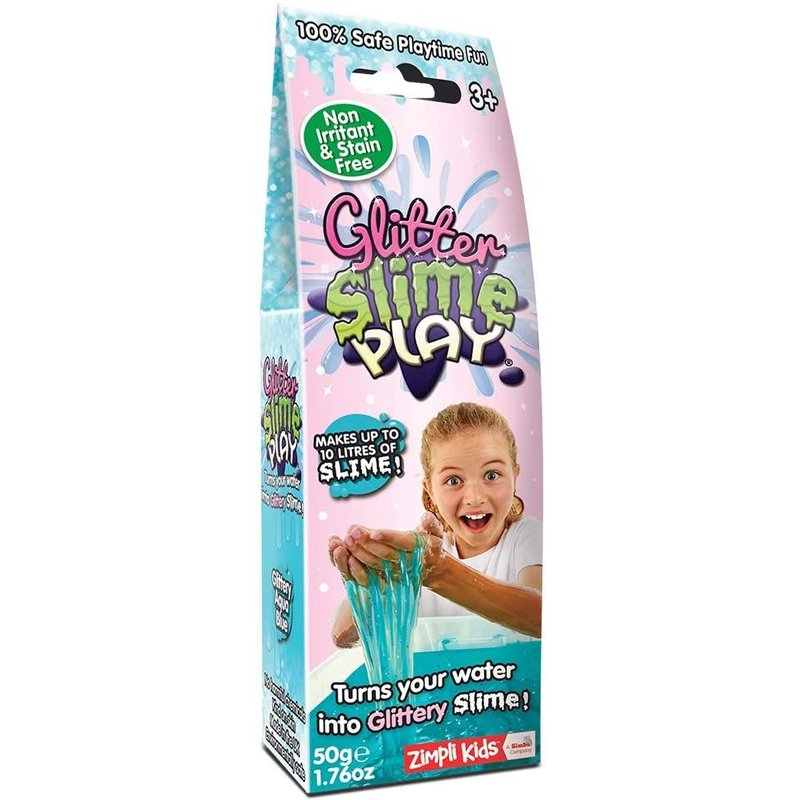 Glitter Slime Play-50g-Aqua Blue