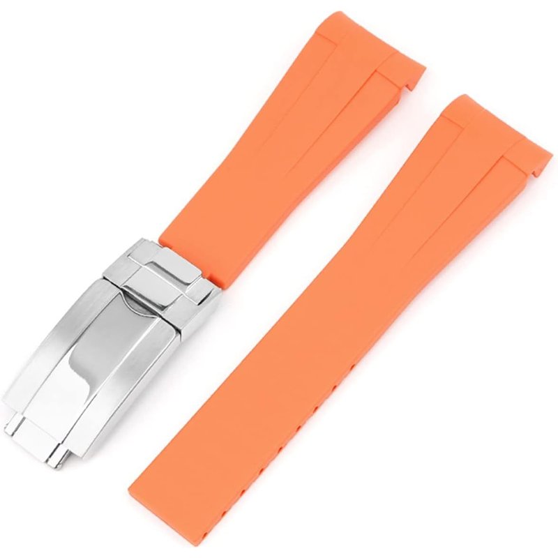 ERYI-20Mm Bracelet De Montre En Caoutchouc De Silicone Compatible Avec Omega X Swatch Moon Watches Diver 300M CoU2011Axial Master Chronometer 42 Mm,Globemaster 39Mm,Aqua Terra 150M