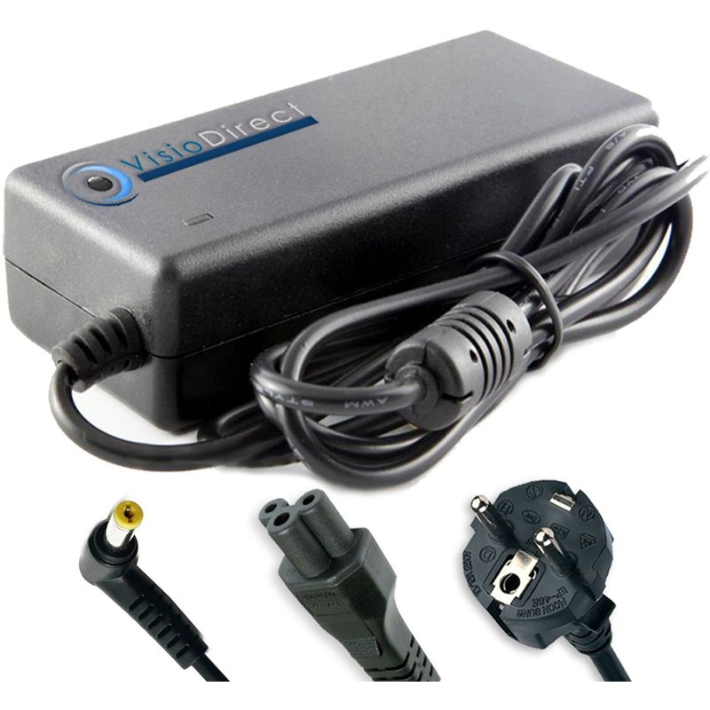Alimentation chargeur pour ACER Extensa 5630 Series 19V 2.37A 45W embout 1.7mm 5.5mm Adaptateur - Visiodirect -