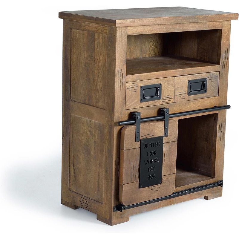 Buffet en bois de manguier et métal