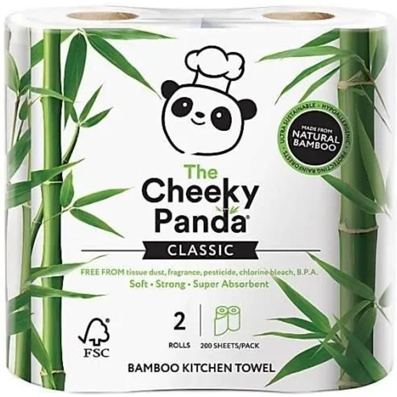 Essuie-tout (2 rouleaux) - Cheeky Panda