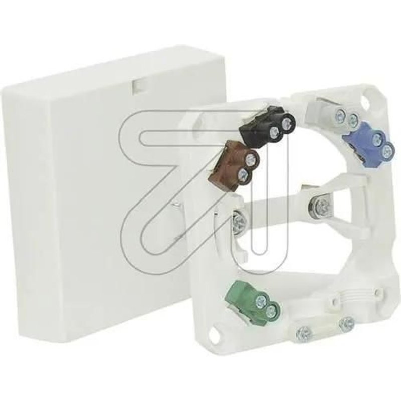 Prise simple - Pollmann - Had3 3040115 - Plastique blanc - MonophasĂ© - PrĂȘt Ă poser