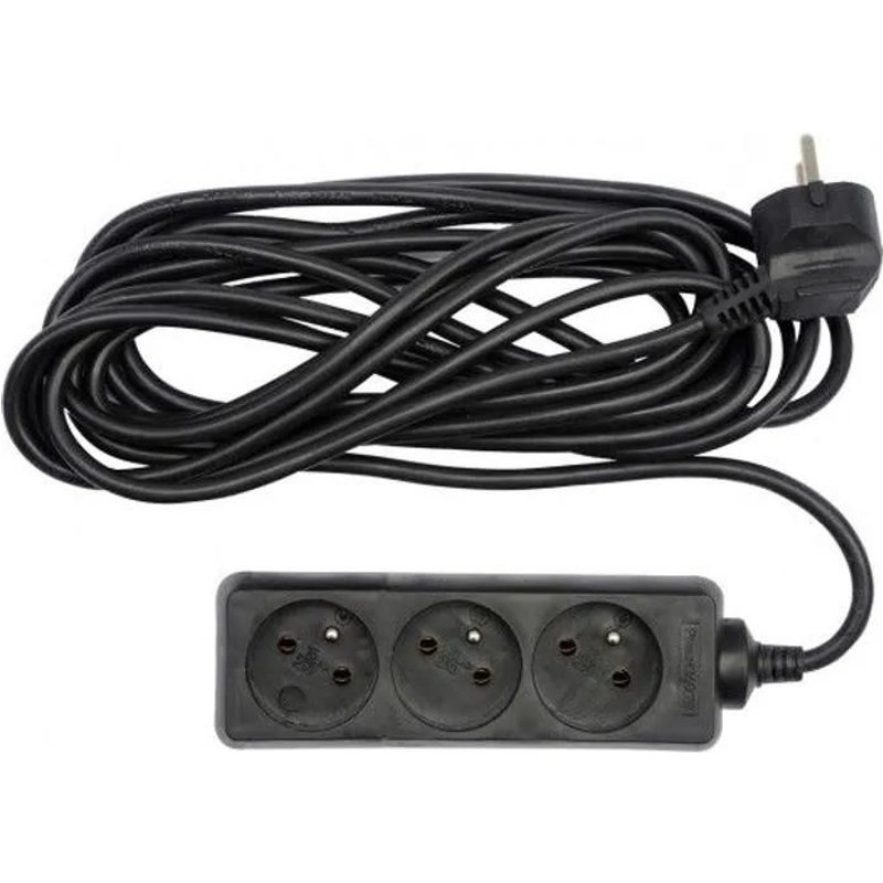 Rallonge électrique - Vorel - 72616 - 3 prises - 3m - Mise à la terre