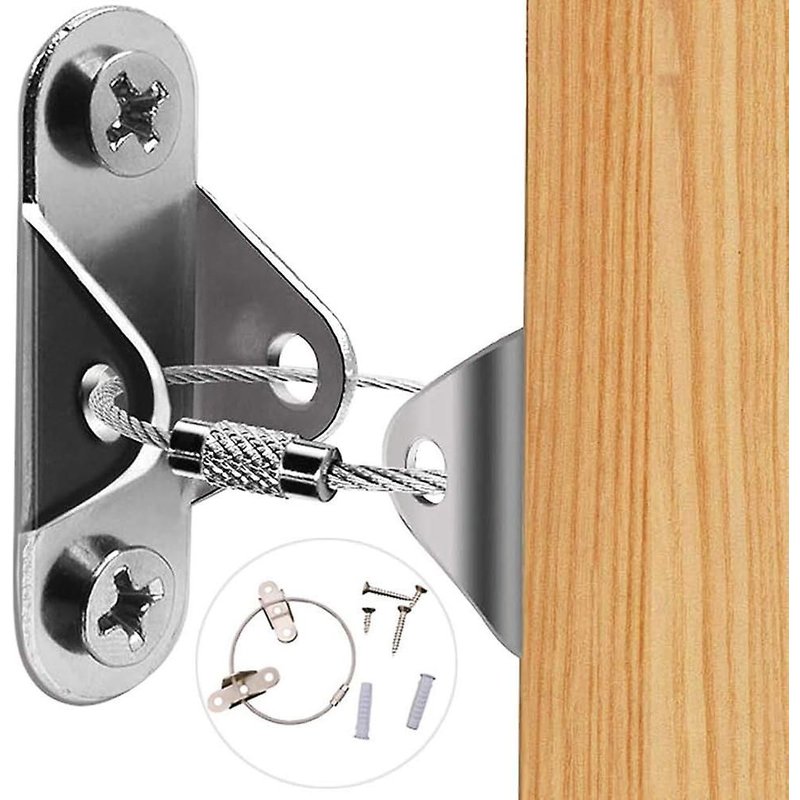 Lot De 3 Sangles Anti-Basculement Pour Meubles - Kit D'ancrage Mural De Sécurité Pour Protéger Bébés, Enfants Et Animaux Domestiques